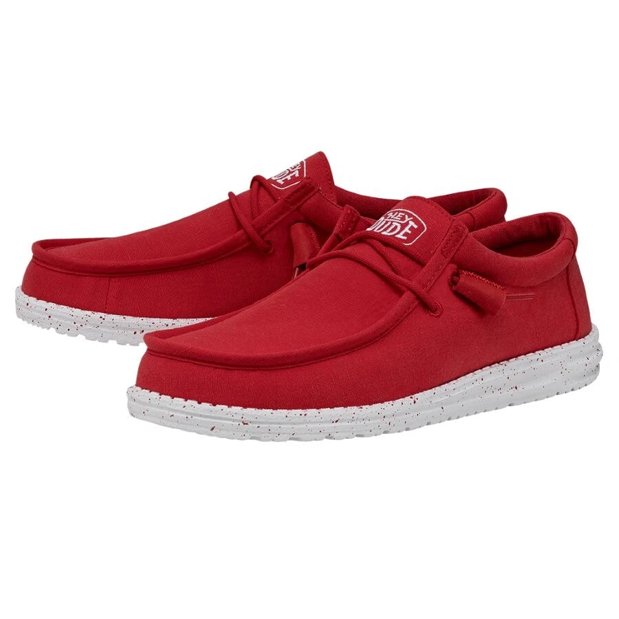 Wally Slub Canvas - Red - Image 2