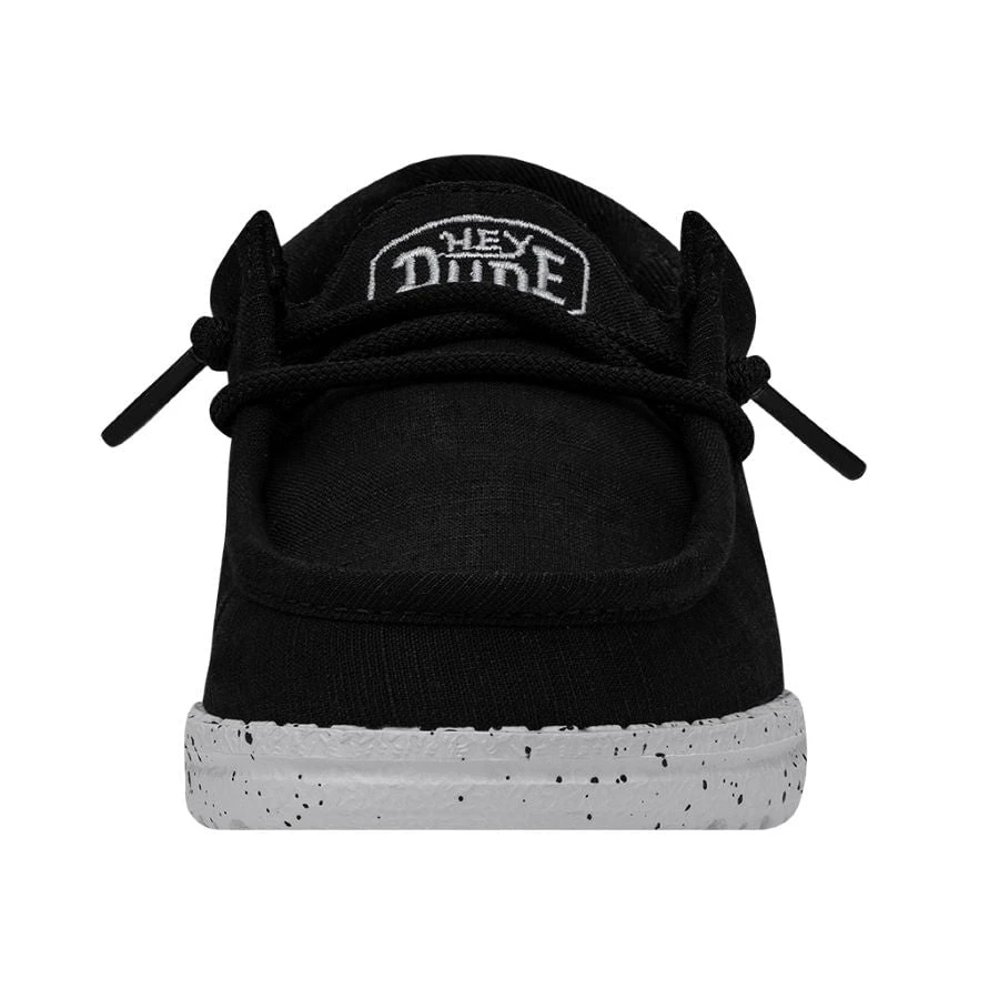 Wally Toddler Slub Canvas - Black - Image 5