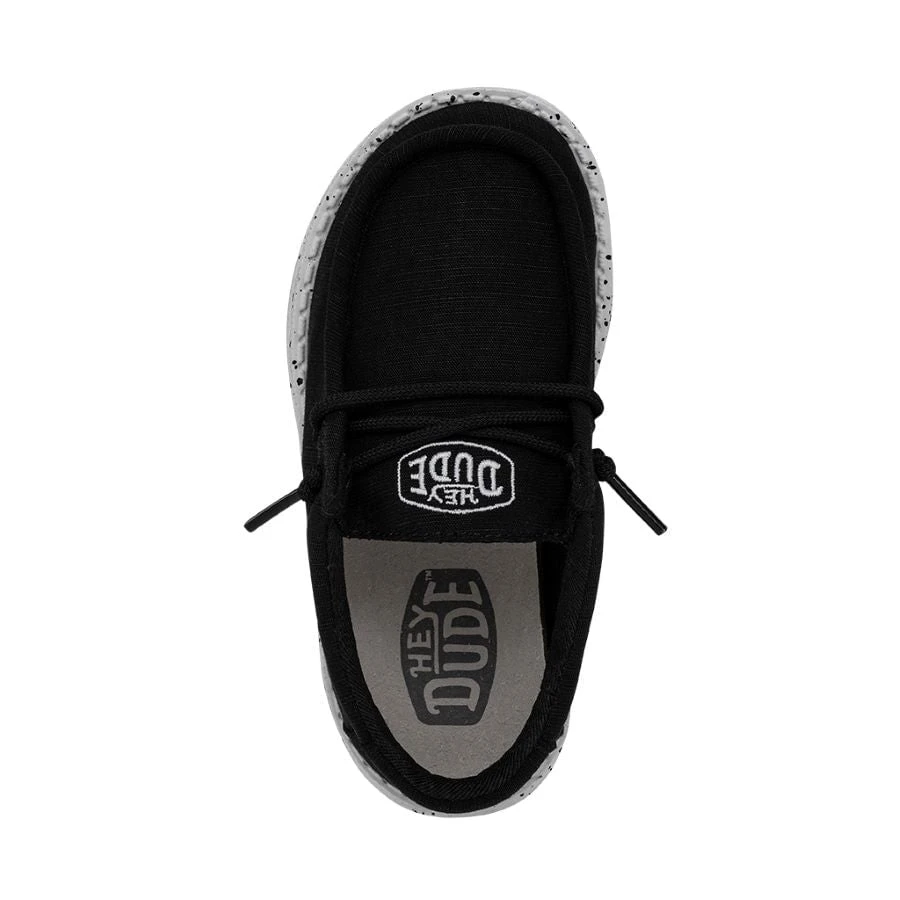 Wally Toddler Slub Canvas - Black - Image 3