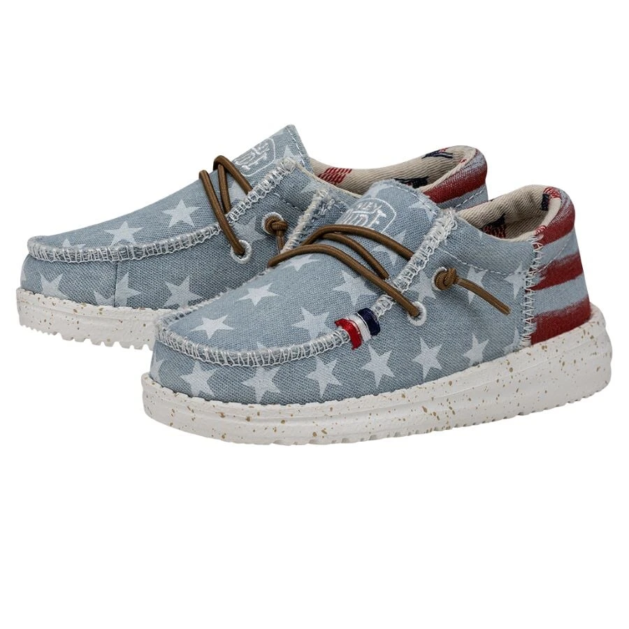 Wally Toddler Americana - Denim Star - Image 2